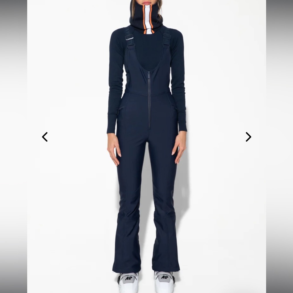 Halfdays Isabel Soft Shell Bib Ski Pants in Navy (XL)